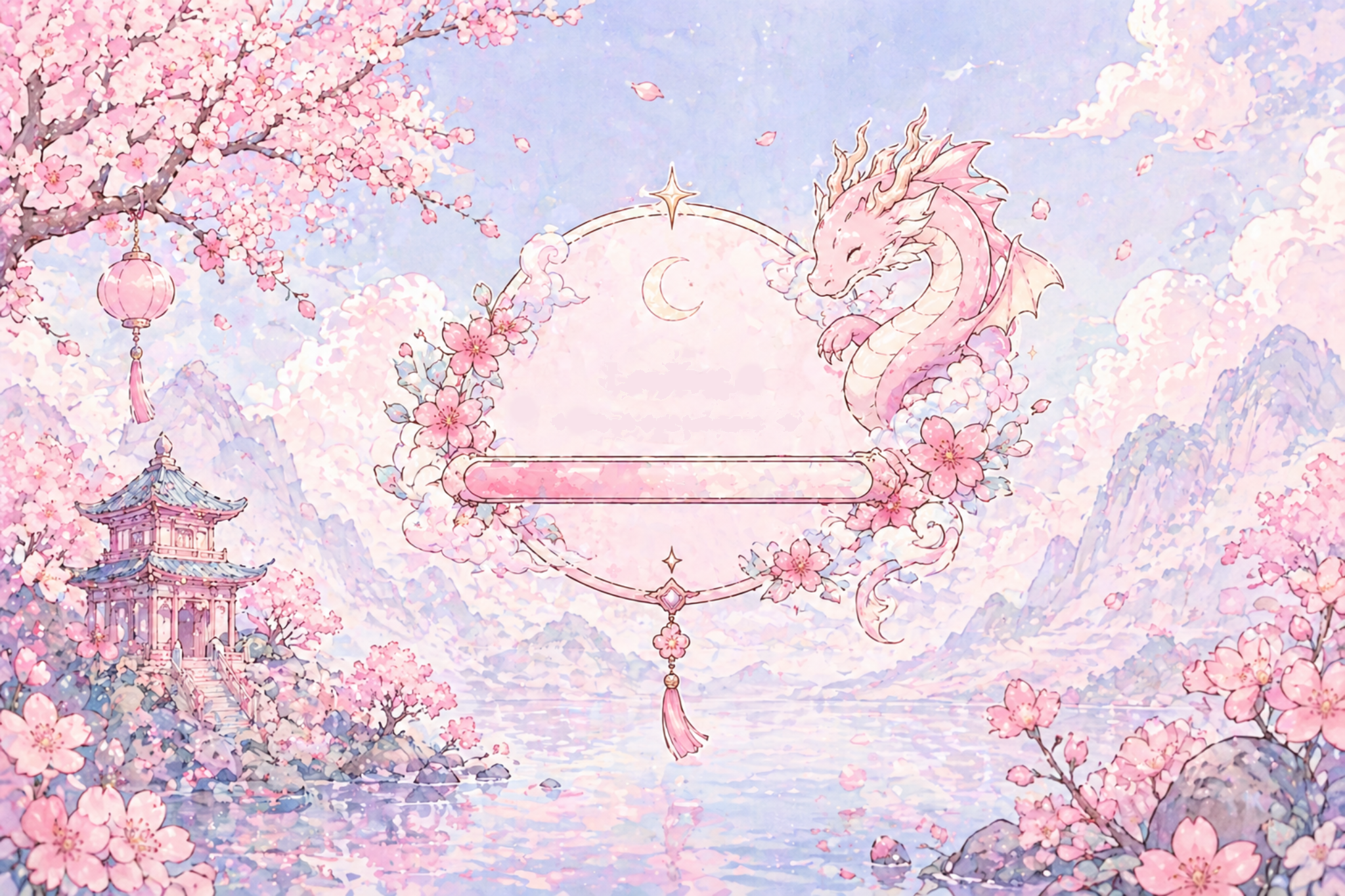 Pastel dragon loading screen